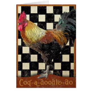 Cartão Bisto Rooster