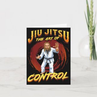 Cartão BJJ A Arte do Controle - Jiu Jitsu de Grappling Je