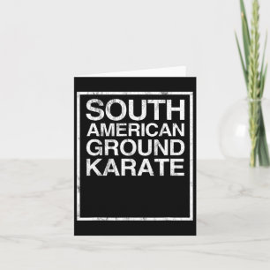 Cartão Bjj brasileiro Jiu Jitsu South American Ground Kar