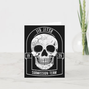 Cartão BJJ Caveira - Jiu Jitsu Brasileiro MMA