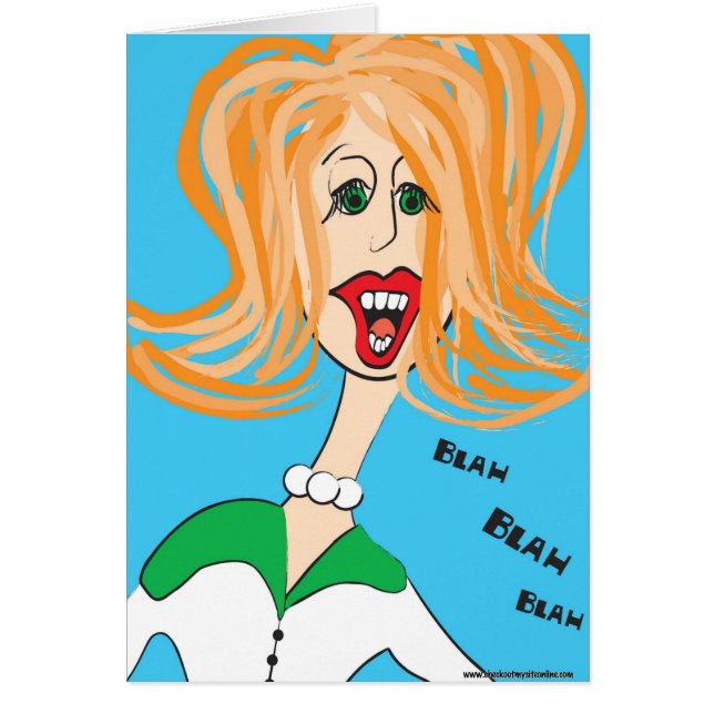 Cartão Blá - blá (Frente)