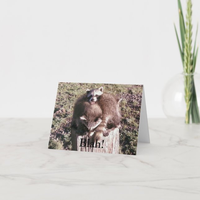 Cartão Blá!  Notecard vazio (Frente)