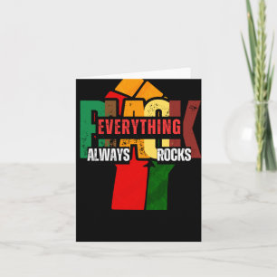 Cartão Black Always Rock Stick