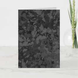 Cartão Black And Gray Abstract Graphic Art Design