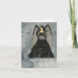 Cartão Black Angel Notecard