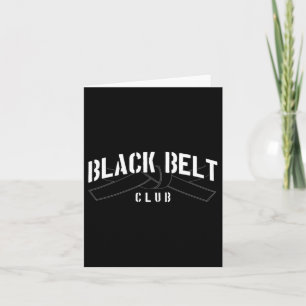 Cartão Black Belt Club