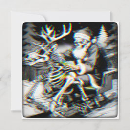 Cartão Black Christmas (trineo).