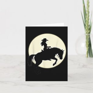 Cartão Black Cowgirl Western Rodeo Melanin