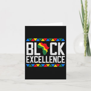 Cartão Black Excellence African Map Graphic Premium