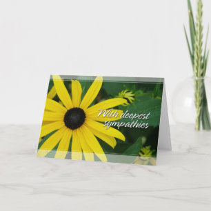 Cartão Black-Eyed Susan Sympathy Cards