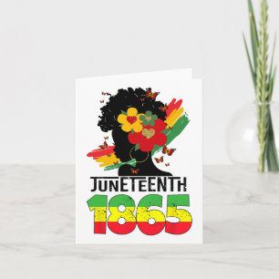 Cartão Black Girl 1865 Kids Toddlers Celebrati
