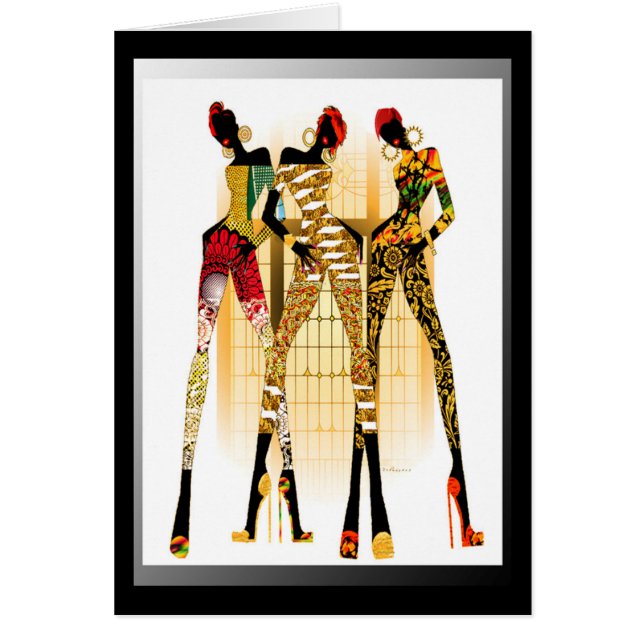 Cartão Black Girls Magic (Frente)