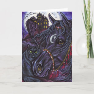Cartão BLACK HORSE Persian Cat Note Card