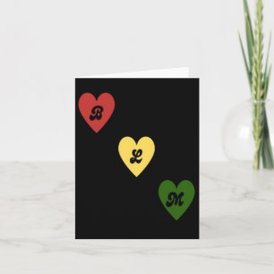 Cartão Black Lives Hearts Sticker