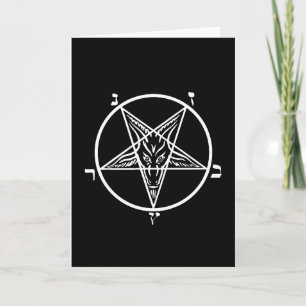 Cartão Black metal blank greeting card