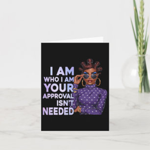 Cartão Black Sy Queen African American History Afro Ladie