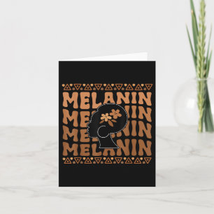 Cartão Black Women Afro Love Melanin African American
