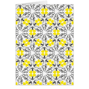 Cartão Black Yellow Great Danes