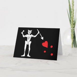 Cartão Blackbeard's Pirate Flag