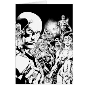 Cartão Blackest Night Comic Panel 2
