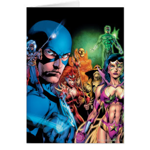 Cartão Blackest Night Comic Panel 2 - Cor