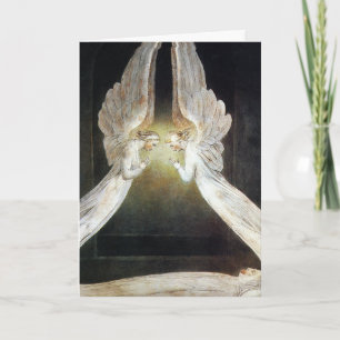 Cartão Blake Card/Invitation: Christ Guarded by Angels by