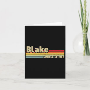 Cartão Blake Gift Name Personalizado Birthday Engraçado C