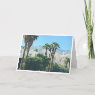 Cartão Blank - Desert Scene - Palm Springs, CA - Downtown