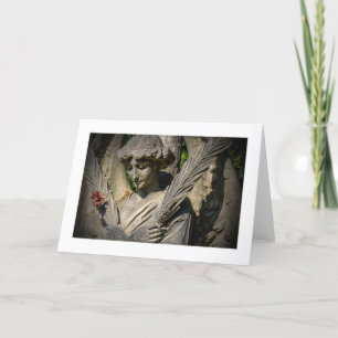 Cartão Blank Greetings Card: Angel With Flower