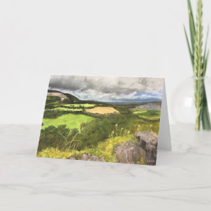 Cartão Blank Note Card 5 x 7 "County Clare Countryside"