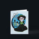 Cartão Blank Science Princess Note Cards!<br><div class="desc">Yes! Princesses DO wear glasses - at least the cool ones do!
Blank note cards for any occasion,  because who doesn't like getting a super sassy science card. Am I right? You know I'm right.</div>