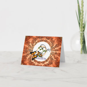 Cartão blessed be encouragement