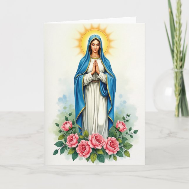Cartão Blessed Mother Prayer Card (Frente)