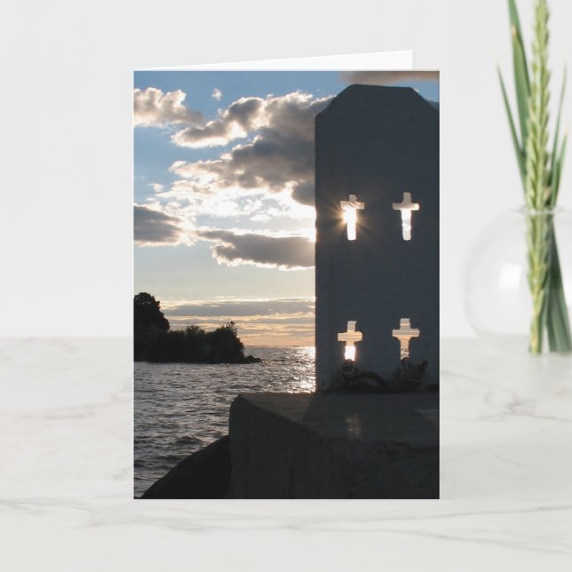 Cartão "Blessings Sunset" - Fotografia (Frente)