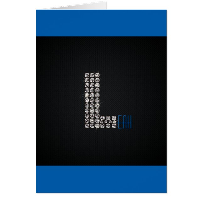 Cartão bling - L (Frente)