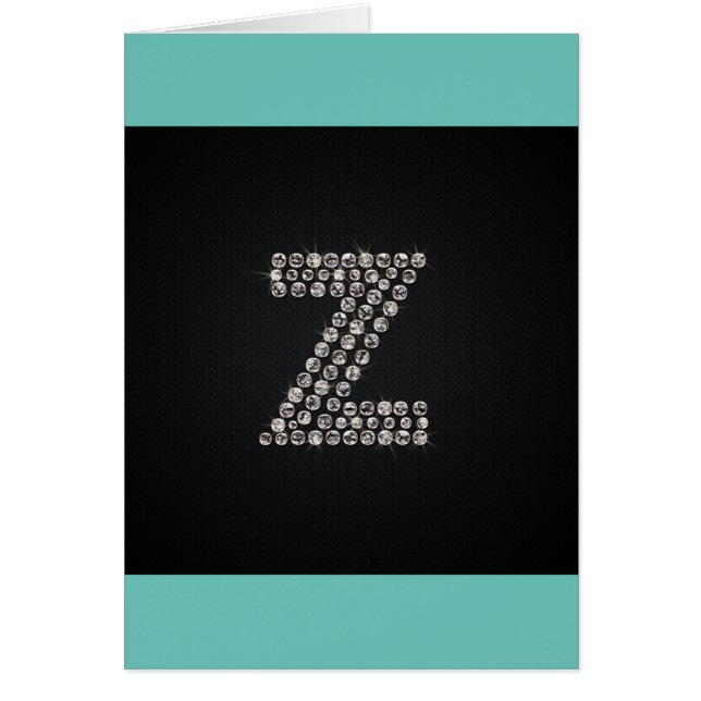 Cartão bling - Z (Frente)