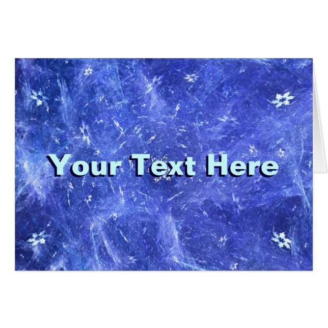 Cartão Blizzard (Frente Horizontal)