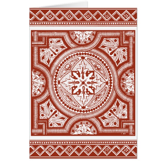 Cartão Bloco de Madeira Cinnabar IV (Frente)