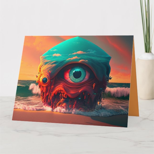 Cartão Bloody Eyes (Frente)