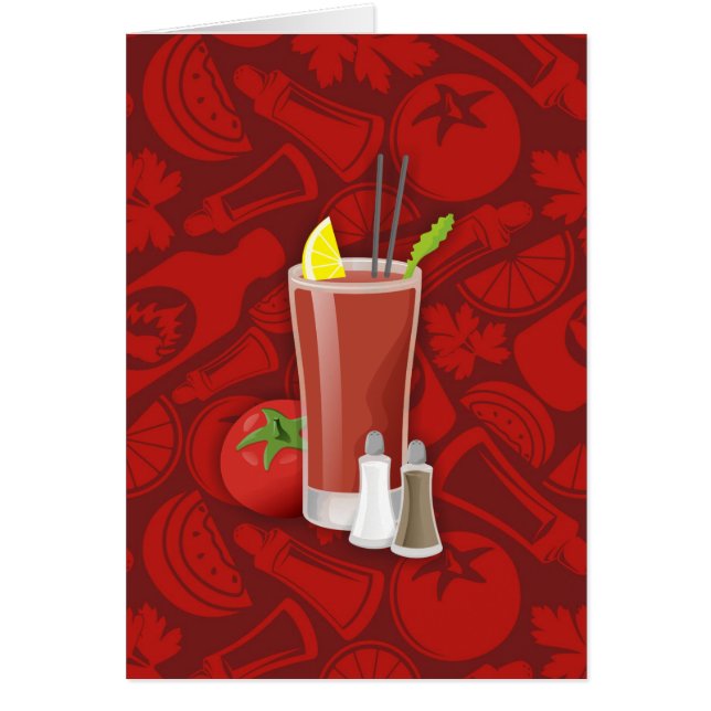 Cartão Bloody Mary (Frente)