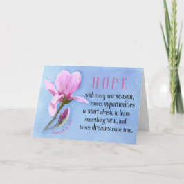 Cartão Blooming Hope T-Shirt