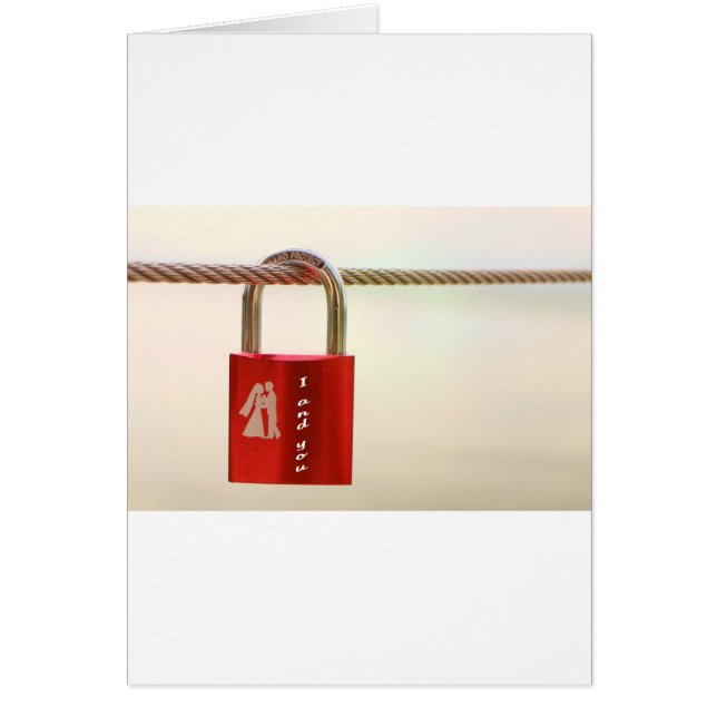 Cartão Bloqueio do amor (Frente)