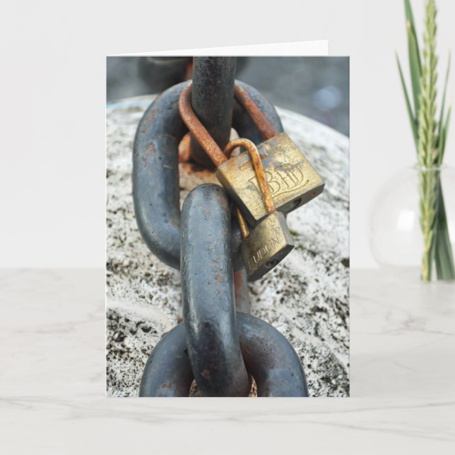 Cartão Bloqueios de Amor (Frente)