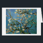 Cartão Blossoming Almond Tree Van Gogh Fine Art<br><div class="desc">Vincent Willem van Gogh (30 de março de 1853 - 29 de julho de 1890) era um artista Poste-impressionista neerlandês. Algumas de suas pinturas estão agora entre as obras de arte mais conhecidas, mais populares e caras do mundo. Petróleo na canvas, 73, 5 x 92 cm. Museu Van Gogh de...</div>