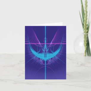 Cartão Blue Angel Birthday Card