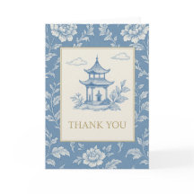 Cartão Blue Chinoiserie