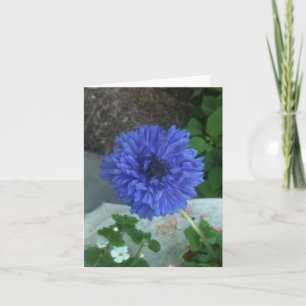 Cartão Blue flower notecard