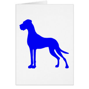 Cartão Blue Great Dane