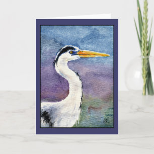 Cartão Blue Heron note card or greeting card