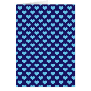 Cartão Blue Love Hearts